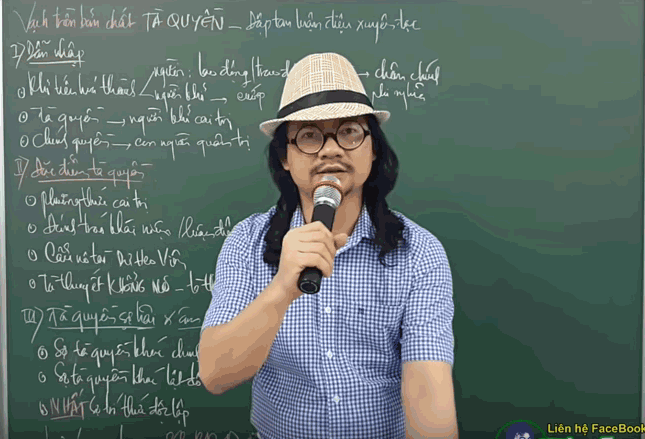 The lecture terrifies the whole team of professors of the National Political Academy of Ho Chi Minh